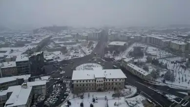 Sivas Kar Altında: Havadan Görüntüler